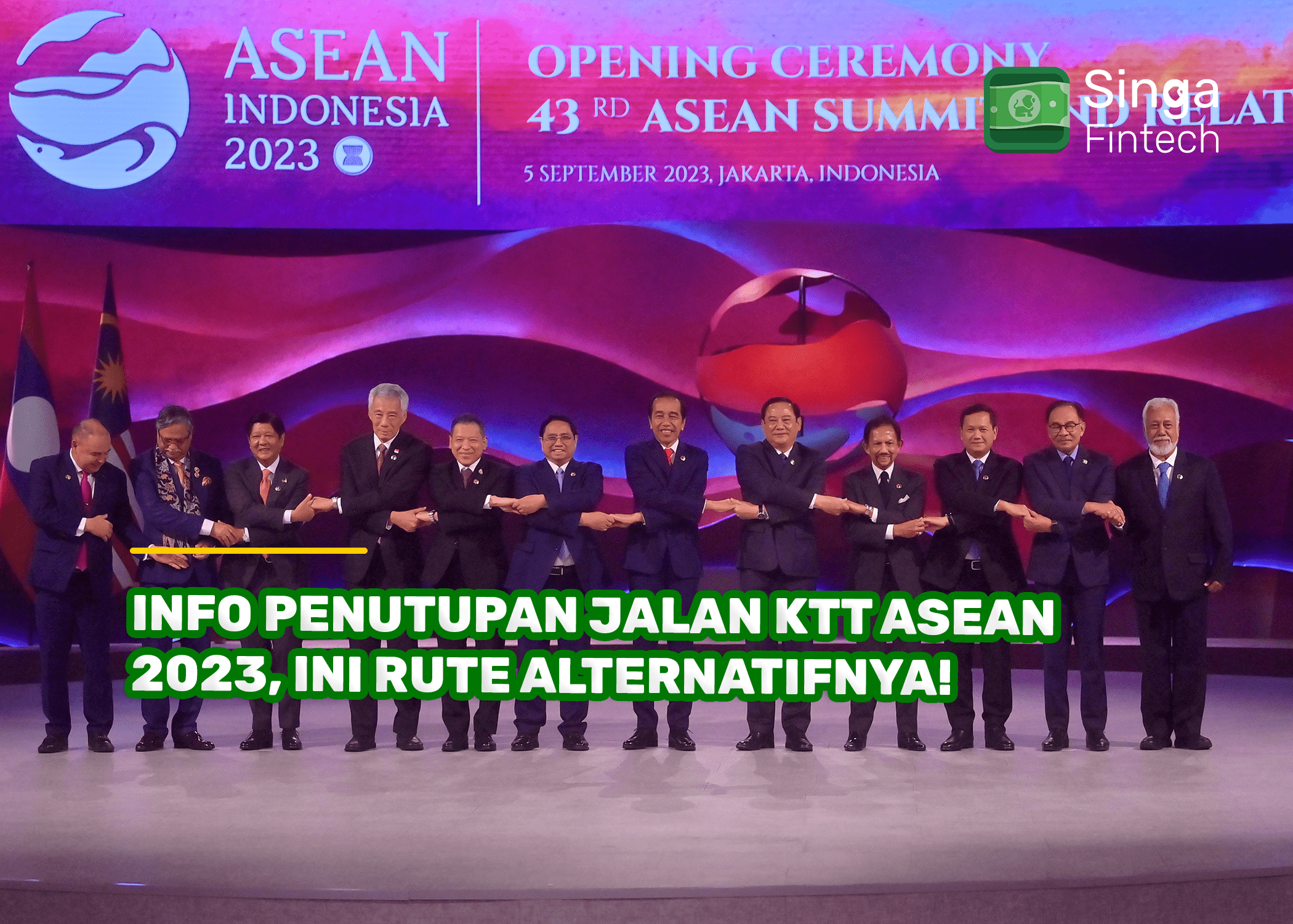 Info Penutupan Jalan KTT ASEAN 2023, Ini Rute Alternatifnya!