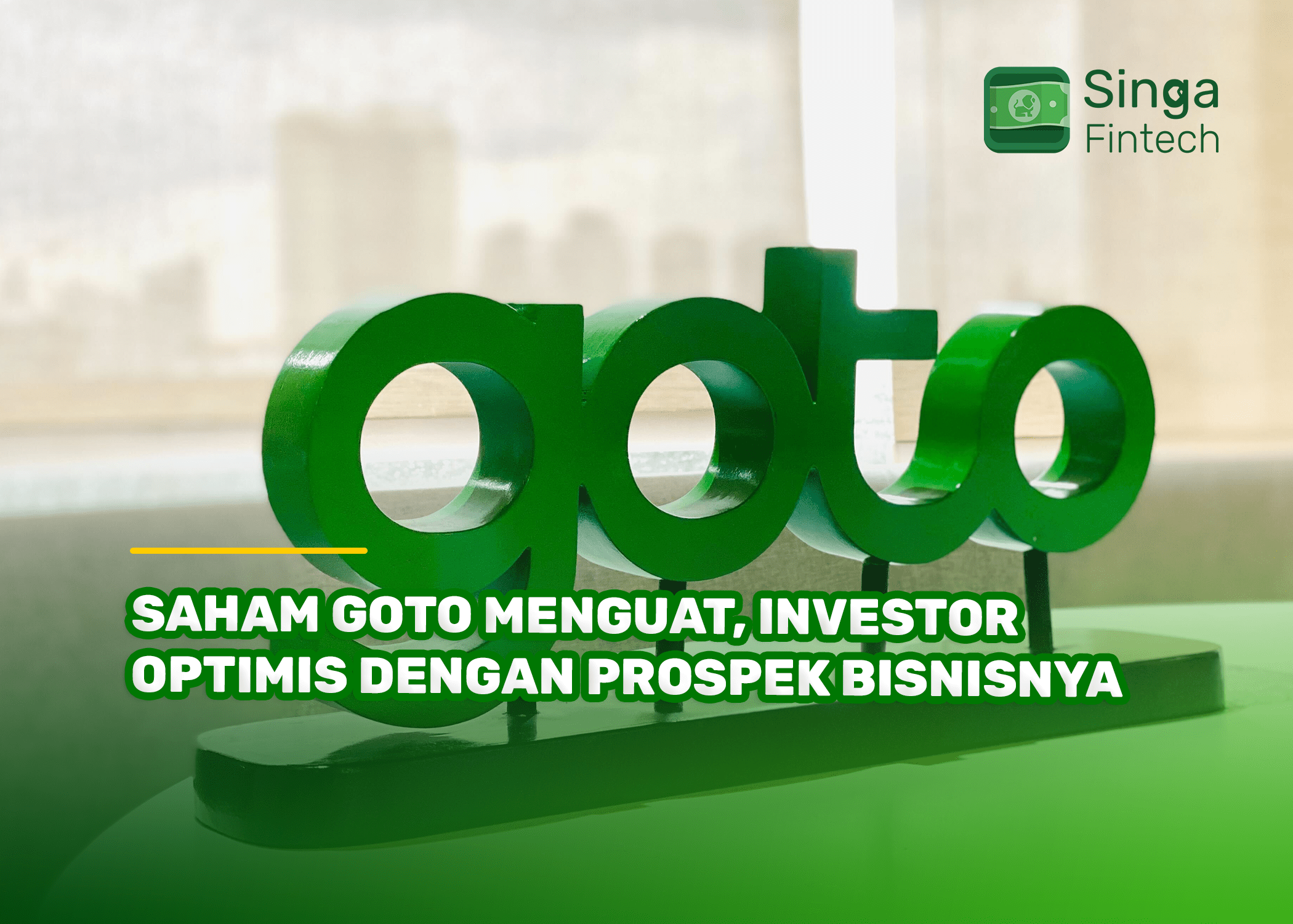 Saham GOTO Menguat, Investor Optimis dengan Prospek Bisnisnya